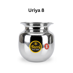 BEERU Stainless Steel Lota with Mirror Finish,Heavy Lota - 500ml , Silver (Weight-130 gram), Multipurpose ,Size 8