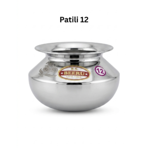 Stainless Steel Patili, size 12