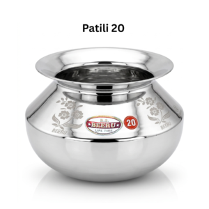 Stainless steel patili,size 20