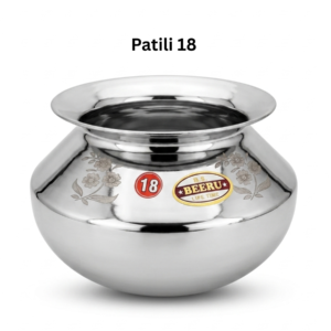 Stainless steel patili,size 18