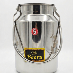 Beeru stainless steel akhand berni - Without joint, size 5