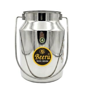 Beeru stainless steel akhand berni - Without joint, size 4
