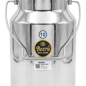 Beeru stainless steel akhand barni - Without joint, size 10